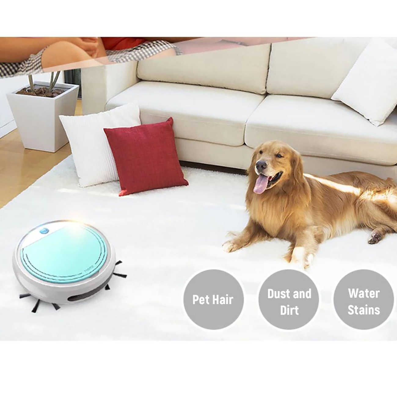 dodocool Robotic Vacuum Cleaner UV Cleaner Floor Mopping Robot